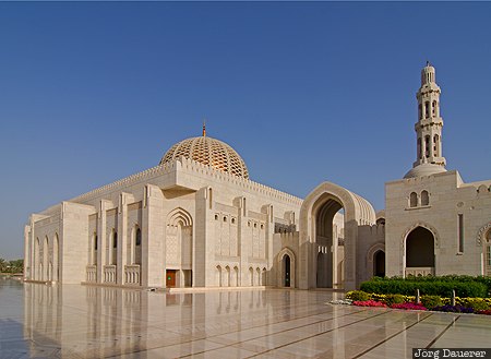 Arabia, Ghubrah, grand mosque, morning light, mosque, Muscat Governorate (Capital Area), Oman