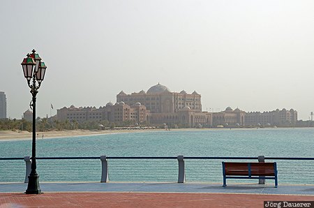 ARE, United Arab Emirates, Abu Dhabi, Al Khubayrah, beach, coast, corniche