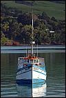 Boat in Akaroa Harbour