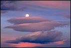 Moon and clouds