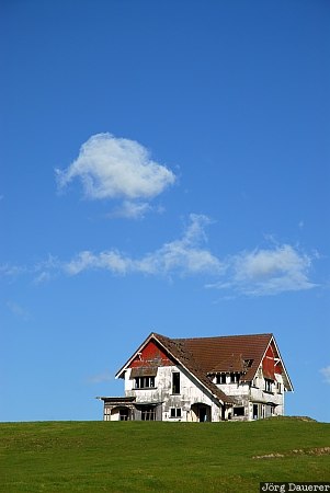 Gladstone, New Zealand, Parkvale, blue sky, cloud, meadow, North Island