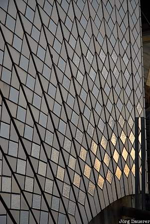 New South Wales, Australia, Sydney, detail, opera house, back-lit, morning light, Australien, Down Under, NSW