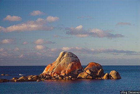 Australia, Tasmania, Mount William National Park, red clouds, sky, clouds, tasman sea, Australien, Down Under, Tasmanien