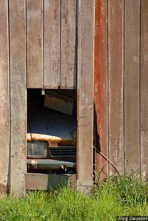 Australia, Tasmania, Queenstown, shack, car, Australien, Down Under, Tasmanien