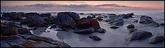 Rocks and sunrise