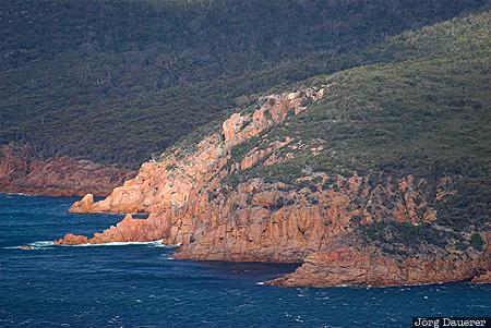 Coast and light tasman sea, sea, Freycinet Peninsula, AUS, Coles Bay, coast, granite, Australia, Tasmania, Australien, Down Under, Tasmanien