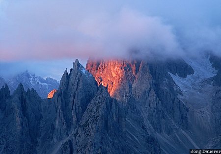 Italy, Belluno, clouds, Dolomite Alps, morning light, mountain, sky, Italien, Italia