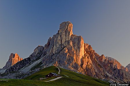 ITA, Italy, Posalz, Selva Di Cadore, Veneto, blue sky, dolomites, Italien, Italia