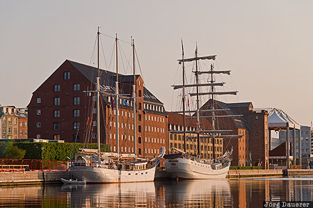 Amalienborg, Capital Region, Denmark, DNK, København K, Amaliehaven, boats, Copenhagen, Dänemark, Daenemark