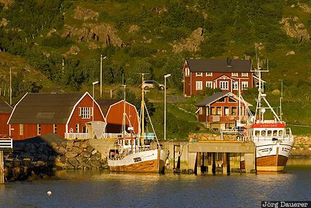 Nordland, Norway, Straume, Straumsjøen, boats, evening light, island, Norwegen, Norge
