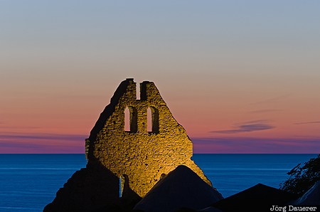 Sankt Nicolai Gotland, SWE, Sweden, Visby, baltic sea, church, decay