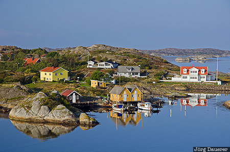 Härön Kyrkesund, SWE, Sweden, Västra Götaland, baltic sea, colorful, Härön