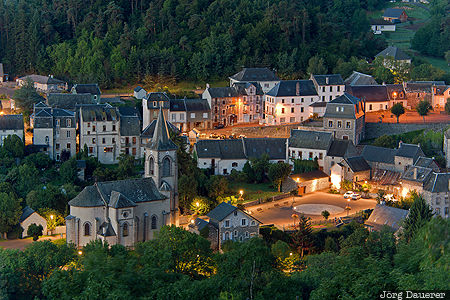 Auvergne, FRA, France, Murol, blue hour, castle, Chateau de Murol, Frankreich