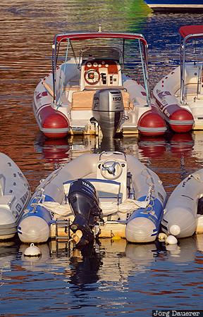 Corsica, FRA, France, Guaita, Porto, boats, Inflatable boats, Frankreich, Korsika, Corse