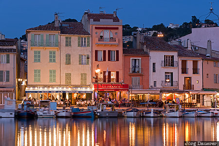Cassis, FRA, France, Provence-Alpes-Côte d'Azur, côte d'Azur, french riviera, blue hour, Frankreich, Provence-Alpes-Cote d'Azur