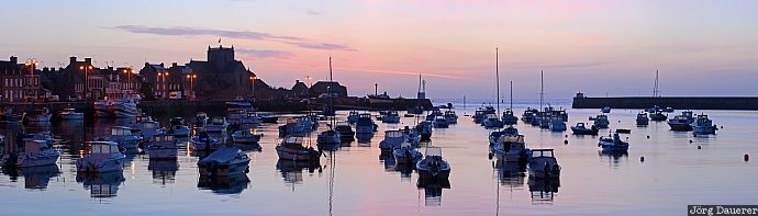 Barfleur Sunrise Barfleur, Basse-Normandie, boats, clouds, English Channel, FRA, France, Frankreich