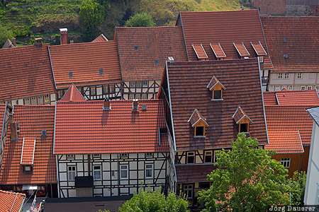 DEU, Germany, Saxony-Anhalt, Sachsen-Anhalt, Stolberg, castle, half-timber, Deutschland