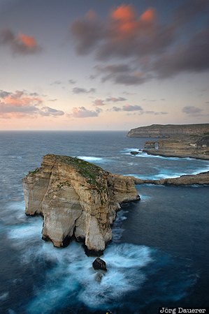 Azure Window Sunset Malta, San Lawrenz, azure window, Game of Thrones, beach, coast, evening light, Gozo
