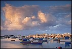 Luzzus in Marsaxlokk Harbour