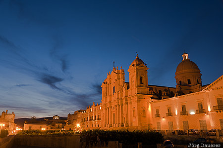 ITA, Italy, Noto, baroque, blue hour, Cattedrale di Noto, church, Sicily, Italien, Italia, Sizilien, Sicilia