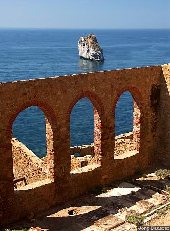 Italy, Sardinia, Nebida, coast, coastline, evening light, Laveria Lamamora, Italien, Italia, Sardinien, Sardegna