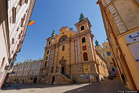 POL, Poland, Przemysl, Subcarpathia, blue sky, facade, Franciscan Church