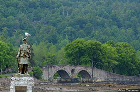 GBR, Inveraray, Mid Argyll Ward, Scotland, United Kingdom, bridge, green, Großbritannien, Vereinigtes Königreich, Schottland, Grossbritannien, Vereinigtes Koenigreich