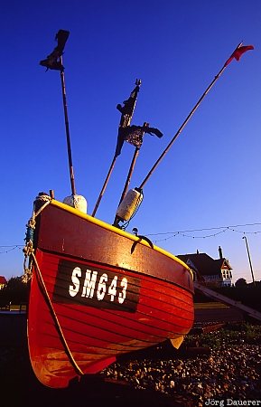 worthing, boat, coast, England, sunrise, red, colour, United Kingdom, Sussex, Großbritannien, Vereinigtes Königreich, Grossbritannien, Vereinigtes Koenigreich