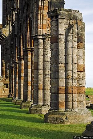 United Kingdom, Whitby, Yorkshire, abbey, clouds, column, detail, Gro&szlig;britannien, Vereinigtes K&ouml;nigreich, Grossbritannien, Vereinigtes Koenigreich