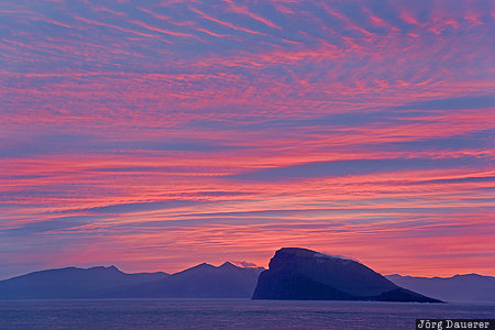 Koltur Sunset Faroe Islands, FRO, Skopun, atlantic Ocean, colorful clouds, evening light, Koltur, Sandoy, Färöer-Inseln, Faeroeer-Inseln