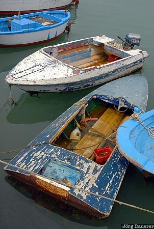 Boats in Trani Italy, Apulia, Trani, mediterranean sea, harbour, harbor, sea, Italien, Italia, Apulien, Puglia