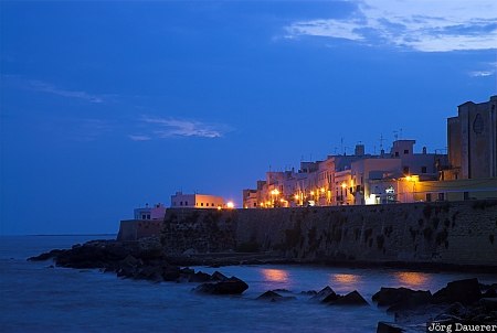 Italy, Puglia, Gallipoli, Apulia, artificial light, blue hour, salento, Italien, Italia, Apulien