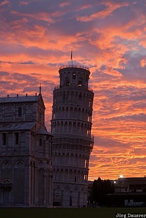 Italy, Pisa, Tuscany, Toscana, Cathedral, church, Leaning Tower of Pisa