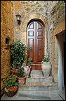 Door and Flower Pots