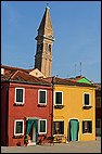 Leaning Tower in Burano
