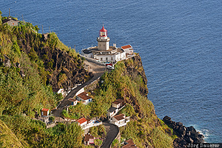 Azores, Lomba da Fazenda, Portugal, PRT, Nordeste, atlantic ocean, Farol da Ponta do Arnel