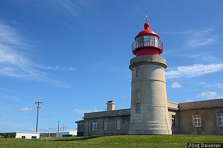 Azores, Ponta Delgada, Portugal, PRT, atlantic ocean, blue sky, Farol do Albarnaz