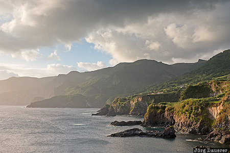 Azores, Ponta Delgada, Portugal, PRT, atlantic ocean, clouds, coast