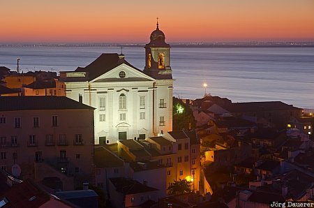 alfama, blue hour, houses, Lisboa, Lissabon, Portugal, Santo Estevao, Lisbon