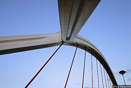 Andalusia, Gambogar, Seville, Spain, blue sky, bridge, concrete