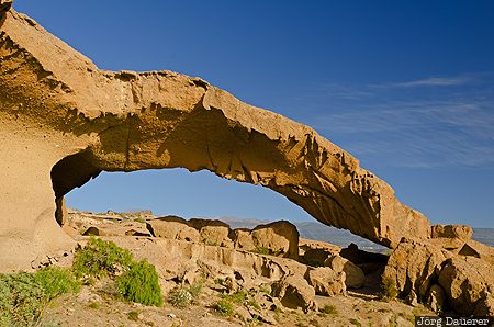 Canarias, ESP, Poris de Abona, Spain, Villa De Arico, arch, blue sky