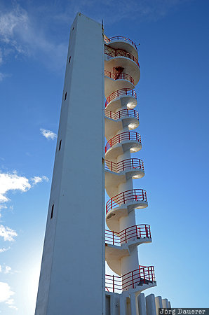 Buenavista Del Norte, Canarias, ESP, Spain, Tanque, back-lit, blue sky, Spanien, Espana