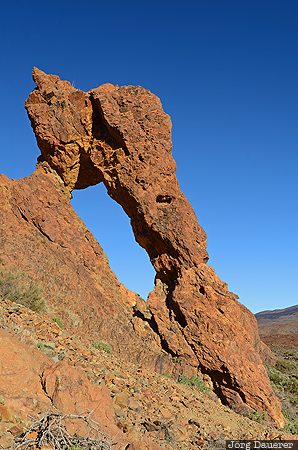 Canarias, ESP, Spain, Vilaflor, blue sky, morning light, natural arch