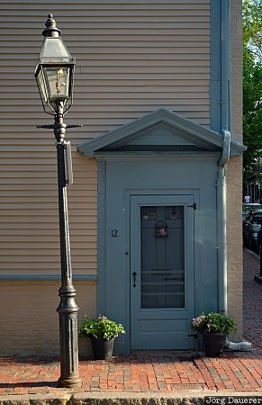 Beacon Hill, Boston, Massachusetts, United States, askew, blue, door, USA, Vereinigte Staten, MA