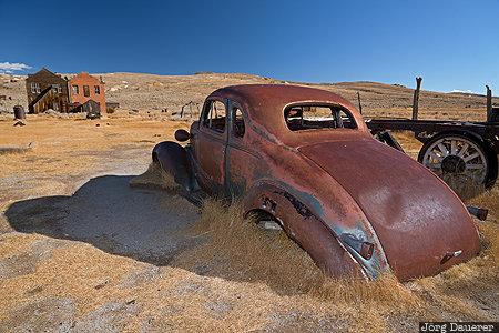 Bodie, Bridgeport, California, United States, USA, blue sky, bodie State Historic Park, Vereinigte Staten, Kalifornien, CA