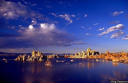 Mono Lake, sunset, tuffa, California, United States, clouds, Sonnenuntergang, USA, Vereinigte Staten, Kalifornien, CA