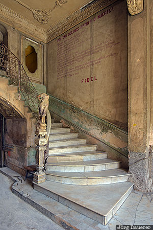 Centro Habana, CUB, Cuba, La Habana, decay, stairs, stairwell, Havana, Kuba, Havanna