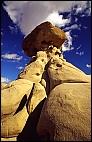 Hoodoo and blue sky