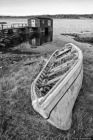 CAN, Canada, Fogo Island, Atlantic Ocean, beach, boat, coast, Newfoundland and Labrador, Joe Batt's Arm, Kanada