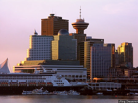 Vancouver, Canada, Kanada, downtown, lookout, sunrise, Sonnenaufgang